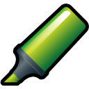 Highlighter Green Icon 128x128 png